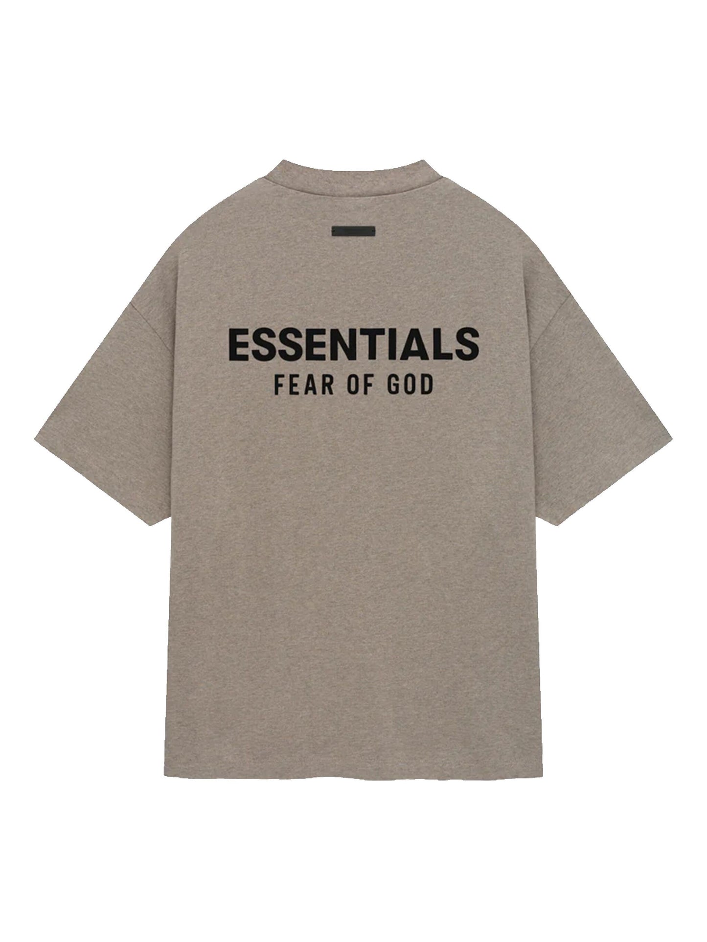 Fear of God Essentials Jersey Crewneck Tee Heather Gray