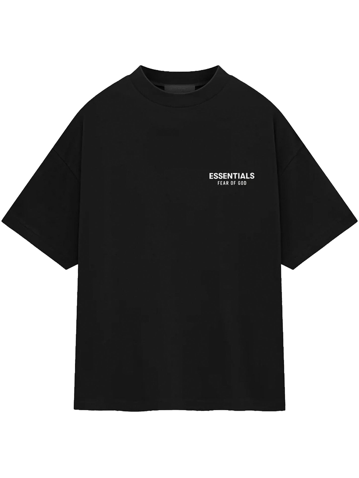 Fear of God Essentials Jersey Crewneck Tee (FW24) Black