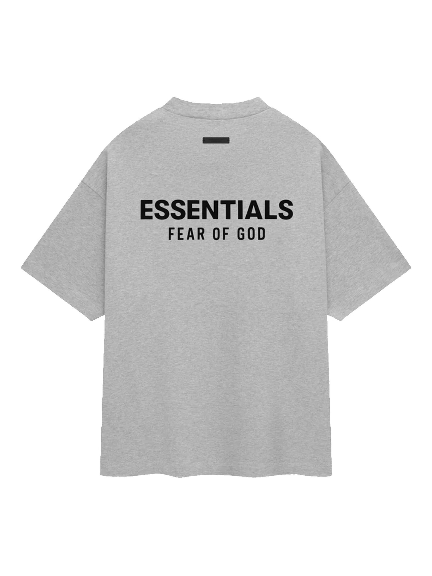 Fear of God Essentials Jersey Crewneck Tee Light Heather Gray