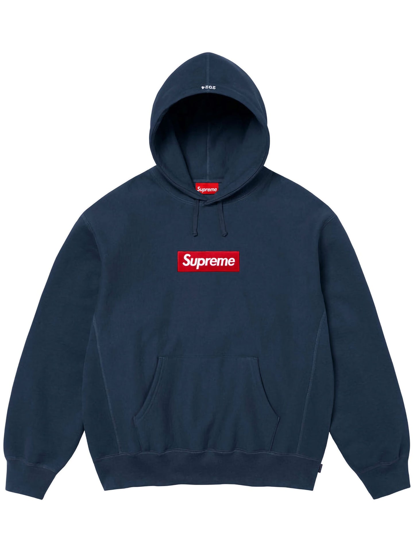 Supreme Box Logo Hooded Sweatshirt Sweatshirt (FW24) Navy