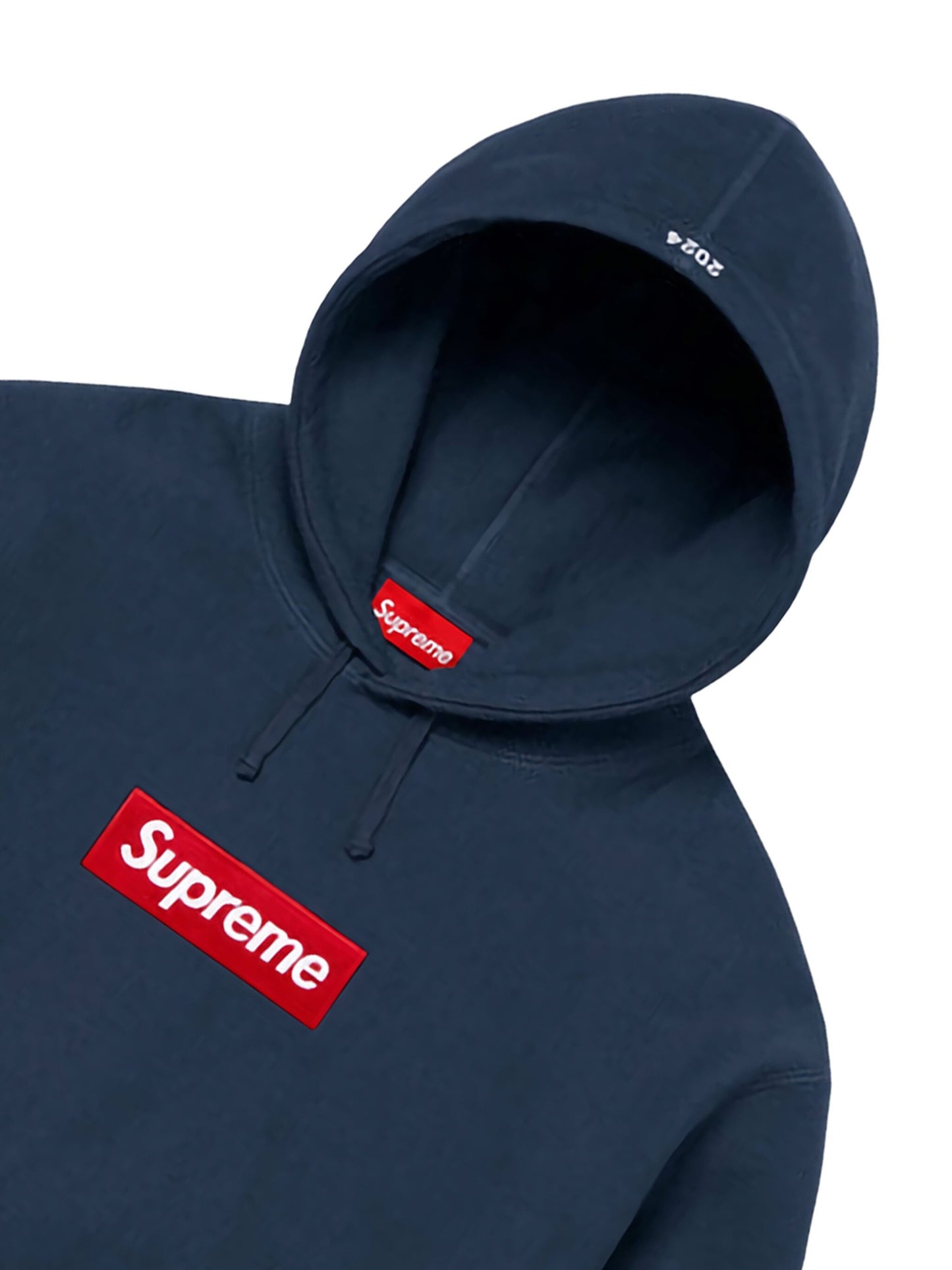 Supreme Box Logo Hooded Sweatshirt Sweatshirt (FW24) Navy