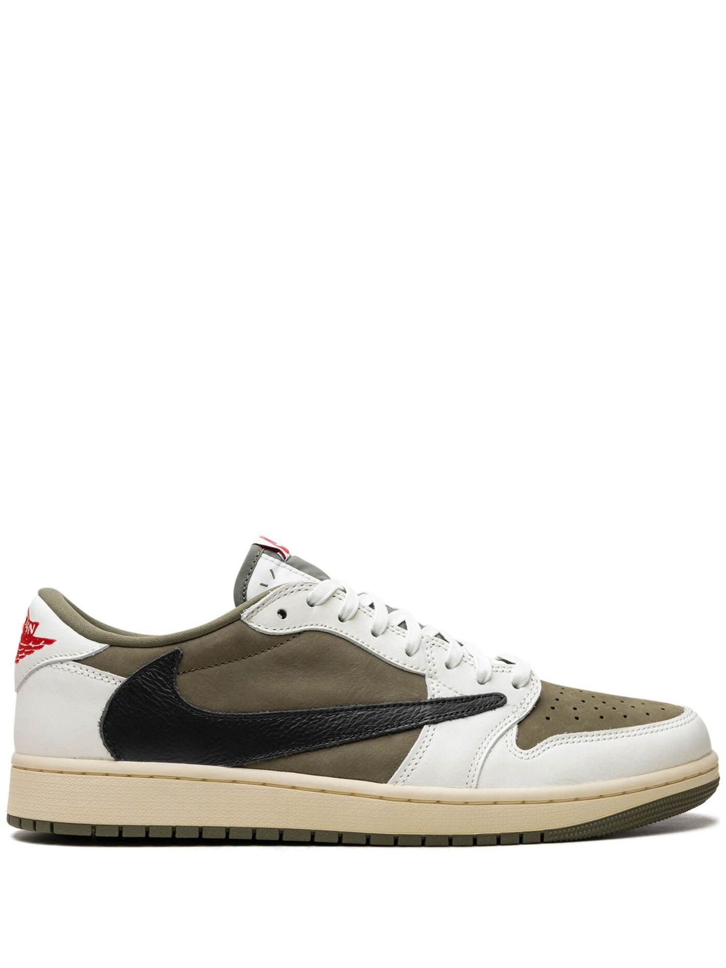 Jordan 1 Retro Low OG SP Travis Scott en verde oliva medio